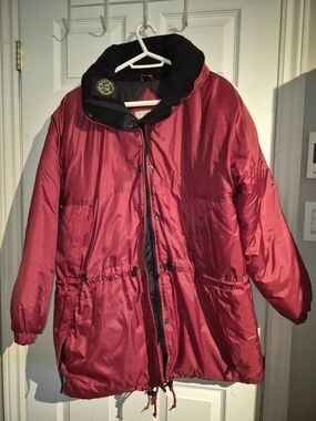 Vintage Red Parka Jacket